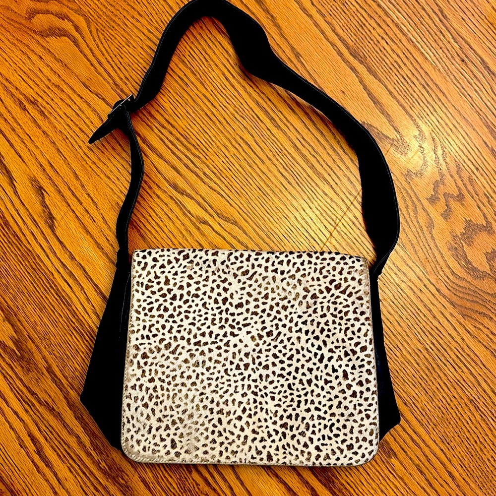 Genuine Cowhair Hide and Genuine Leather Purse